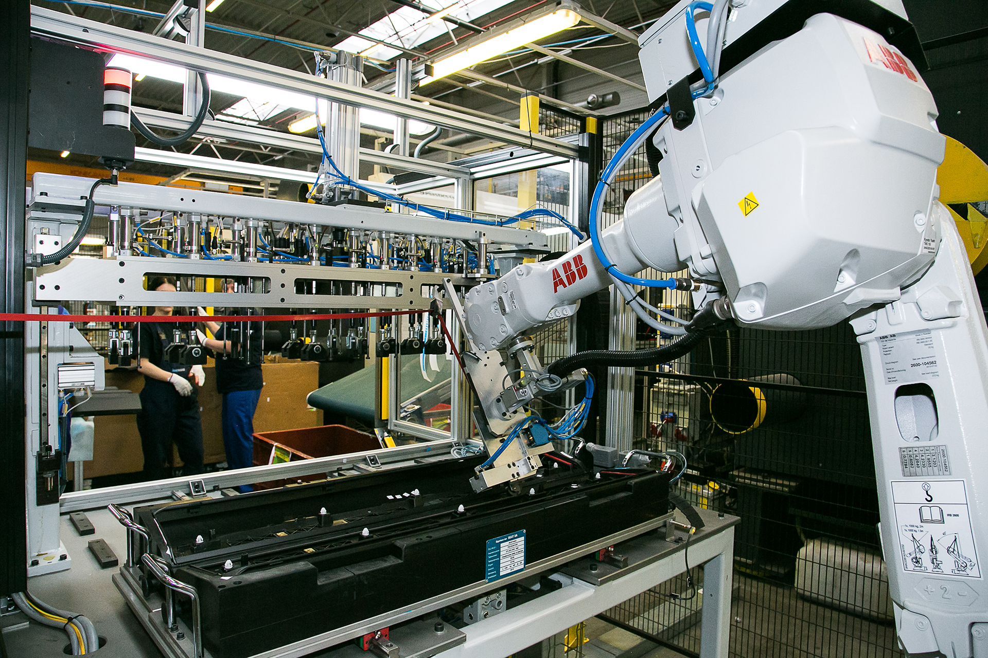 ABB robot at one of Knauf Industries' plants