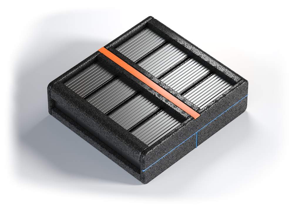EPP foam used in lithium-ion batteries protects the cells and extends their life.