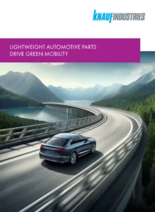 cover of e-book about lighweight automotive parts which are driving green mobility