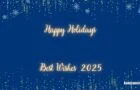 Happy Holidays & Happy New Year 2025